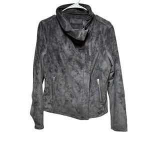 BlankNYC Ultra Suede Pewter Tailored‎ Jacket Size Medium
